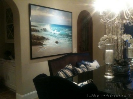 Interiors with Paintings by Alfredo Gomez