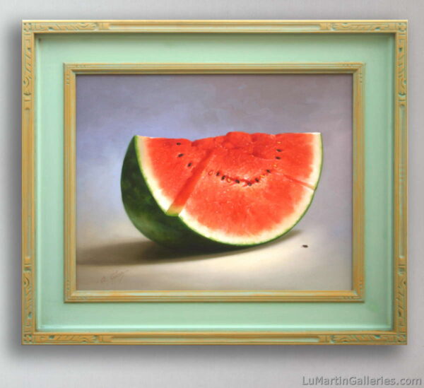 watermelon oil painting by Alfredo Gomez